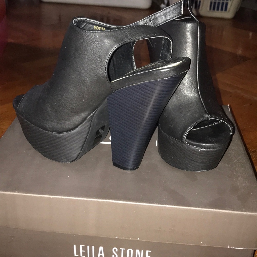 Black Platform Heels